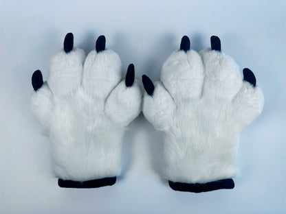 WHITE Monster-Paws