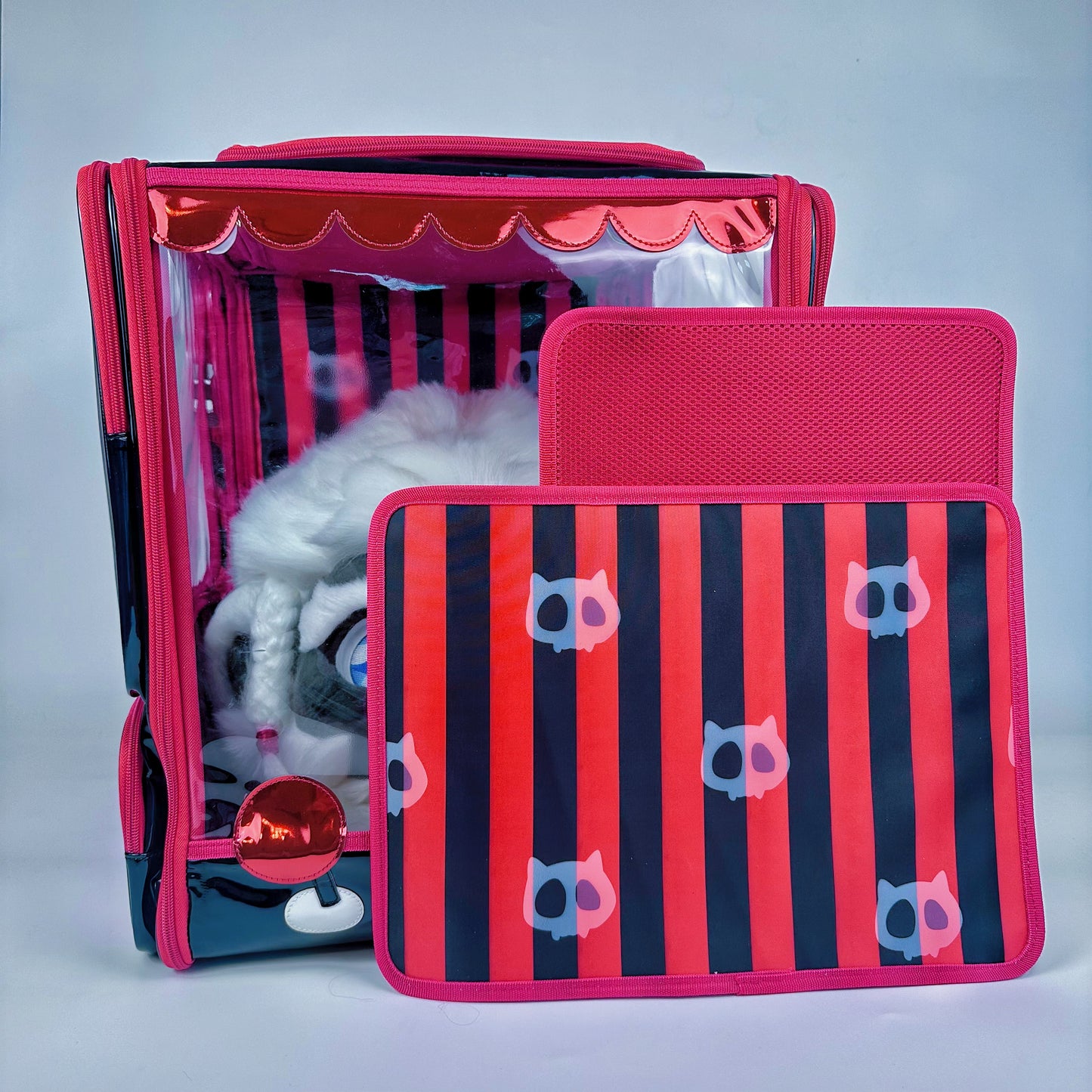 Black/Red "Gothic" Fur Pack