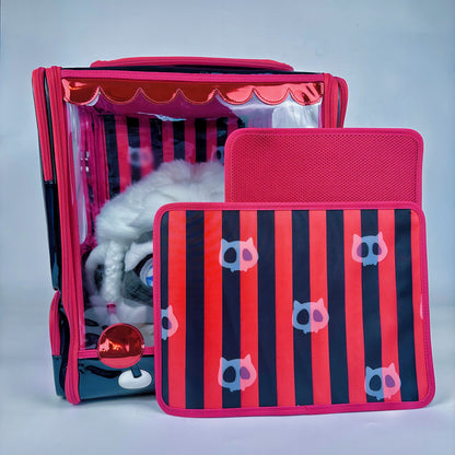 Black/Red "Gothic" Fur Pack